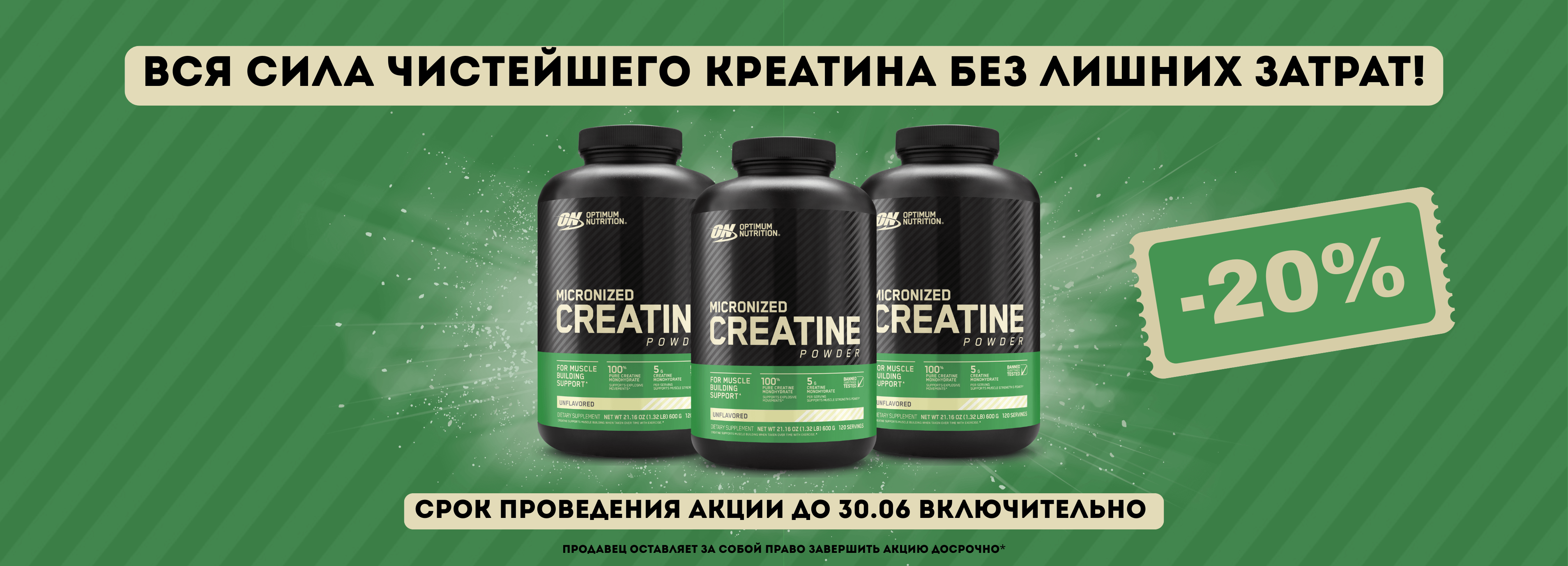 CREATINE POWDER 600 GR